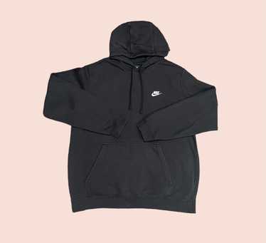 Nike × Streetwear × Vintage Nike Black Hooded Swe… - image 1