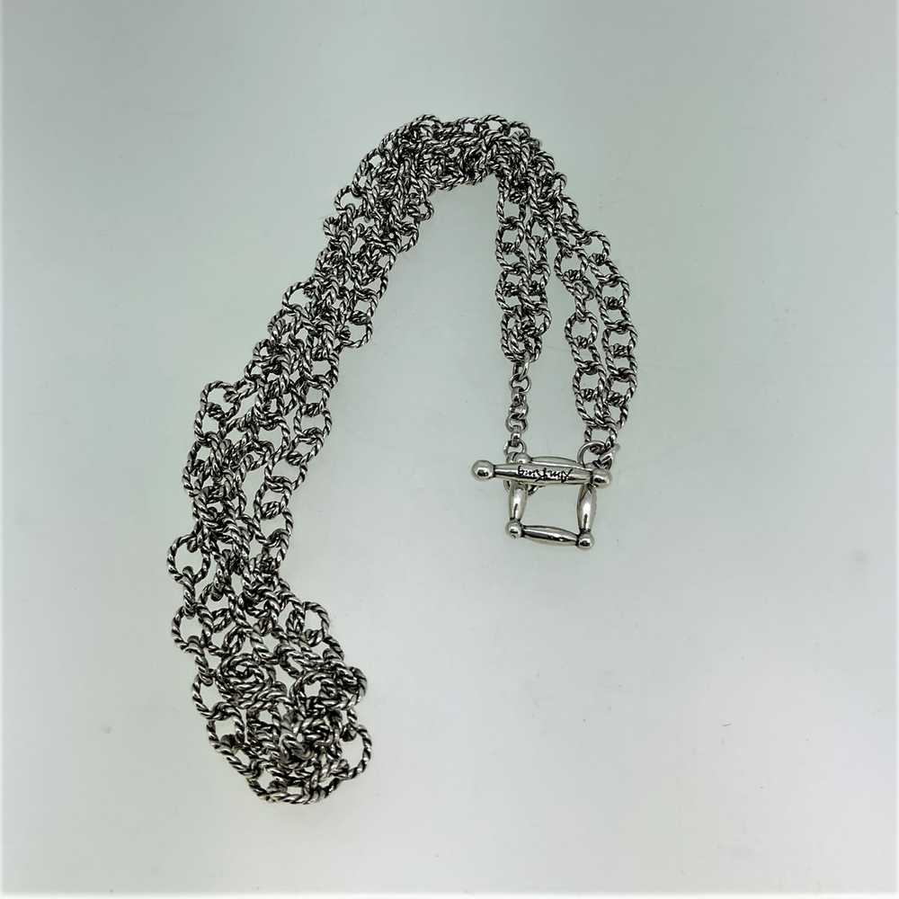 Sterling Silver Ann King Twist Rope Link Double S… - image 2