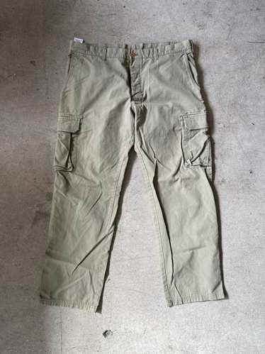 Ladies's IDI Vintage Cargo Pants 100% Cotton #11888 Black Made In USA.