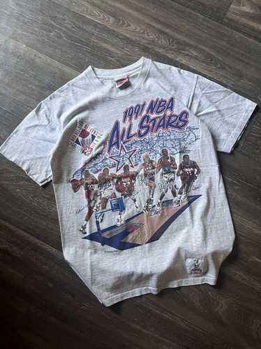 VINTAGE 1991 NBA ALL STAR GAME STARTER Snapback Hat ! Charlotte