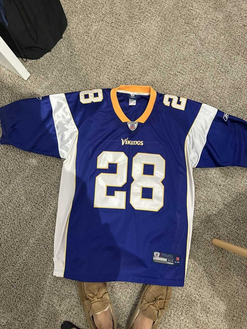 Vintage #28 ADRIAN PETERSON Minnesota Vikings NFL Nike Jersey YL