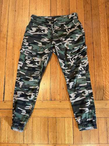 Ring Of Fire Camo cuffed cargo pants - image 1