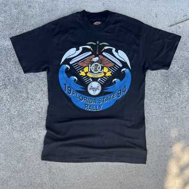 RARE Vintage Harley Davidson 1996 Shadow Rider 1st Annual Graveyard Run 2024 Tee