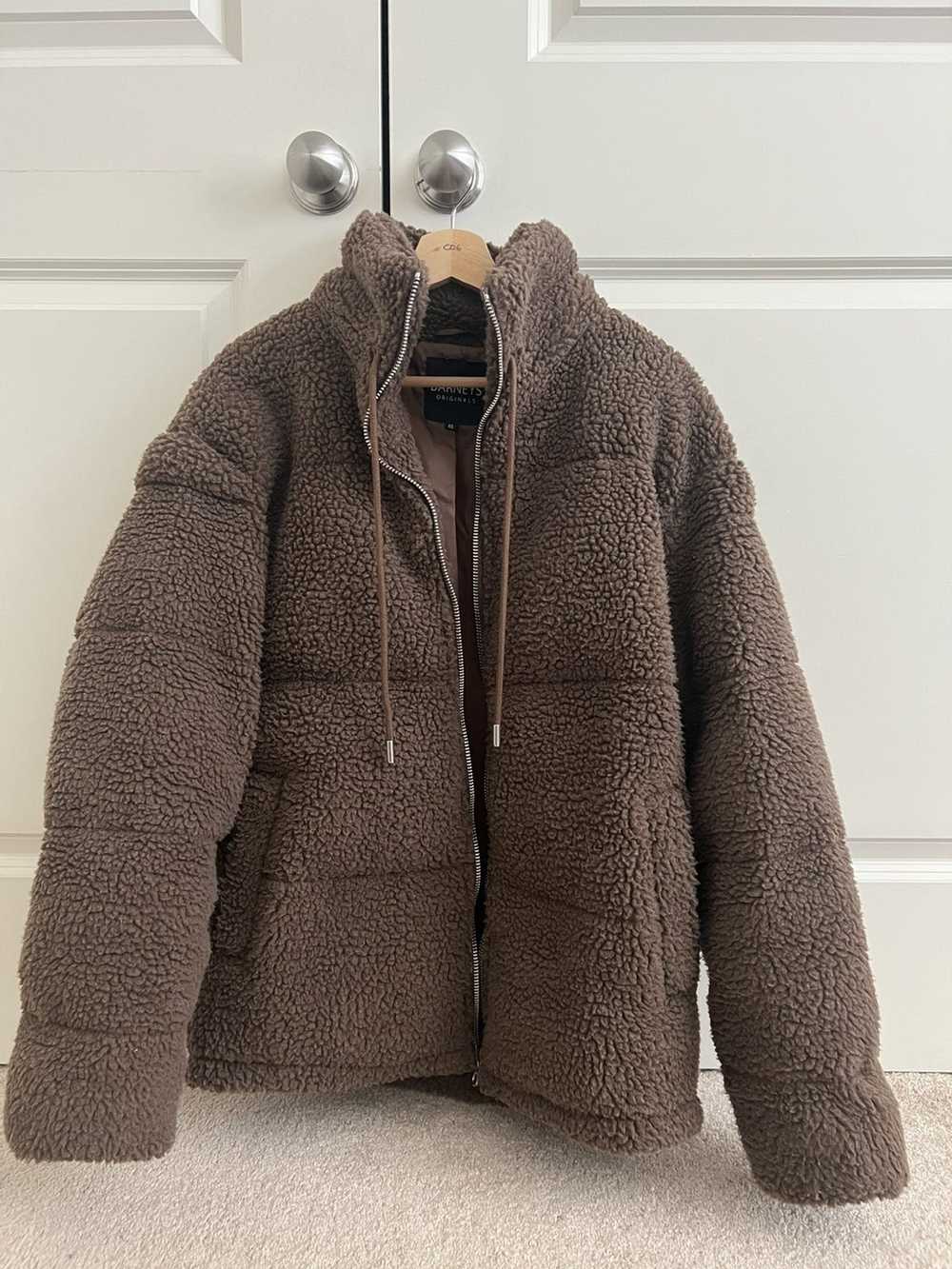 Barneys Originals Teddy Sherpa Puffer Oversized F… - image 1