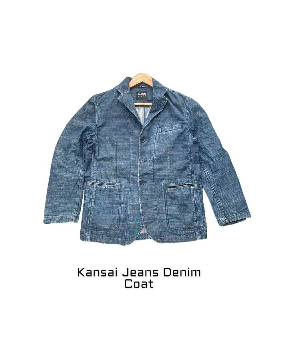 Denim Jacket × Japanese Brand × Kansai Yamamoto �… - image 1