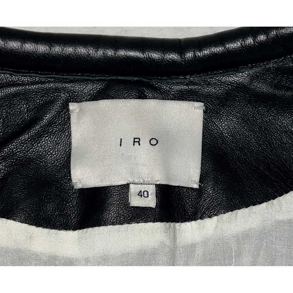 Iro Leather jacket - image 7