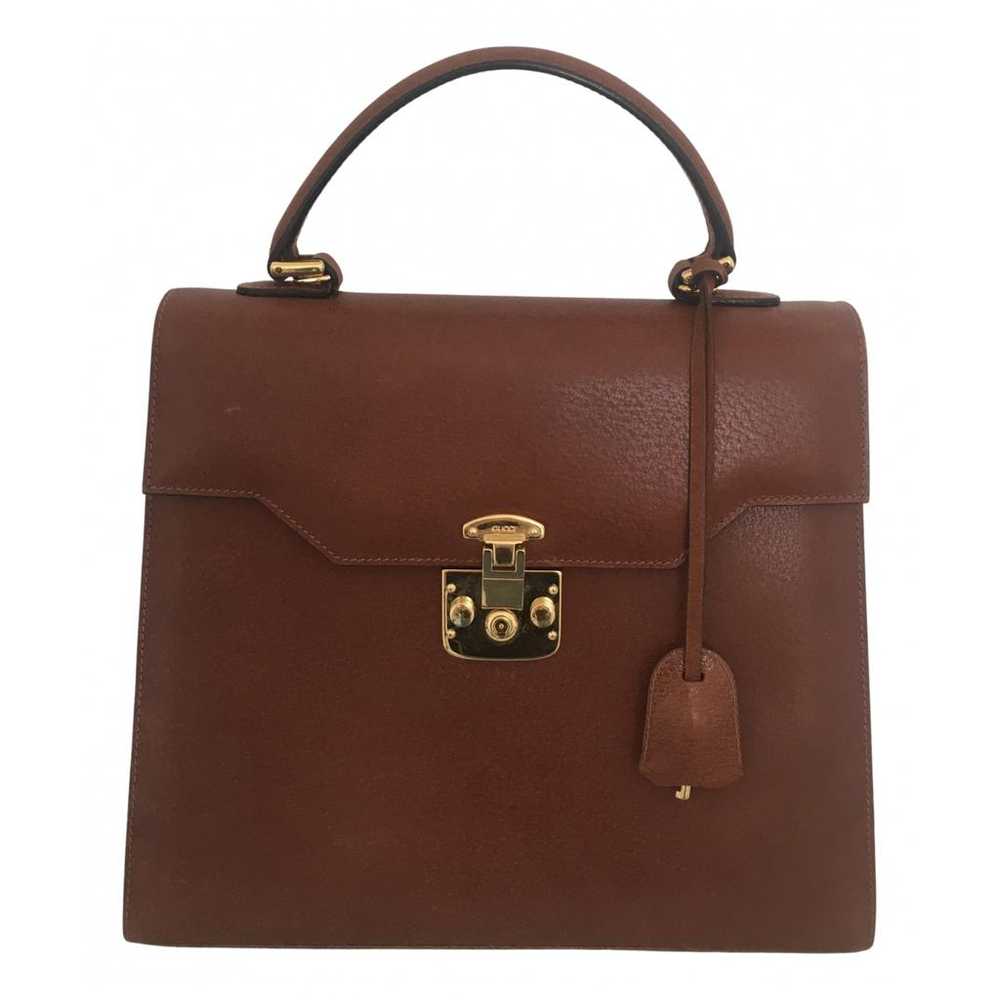 Gucci Lady Lock leather handbag - image 1