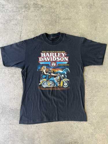 Vintage 1988 Harley Davidson 3D Emblem A Desire to