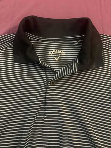 Callaway CALLAWAY SS All Poly Striped Golf Polo - image 1