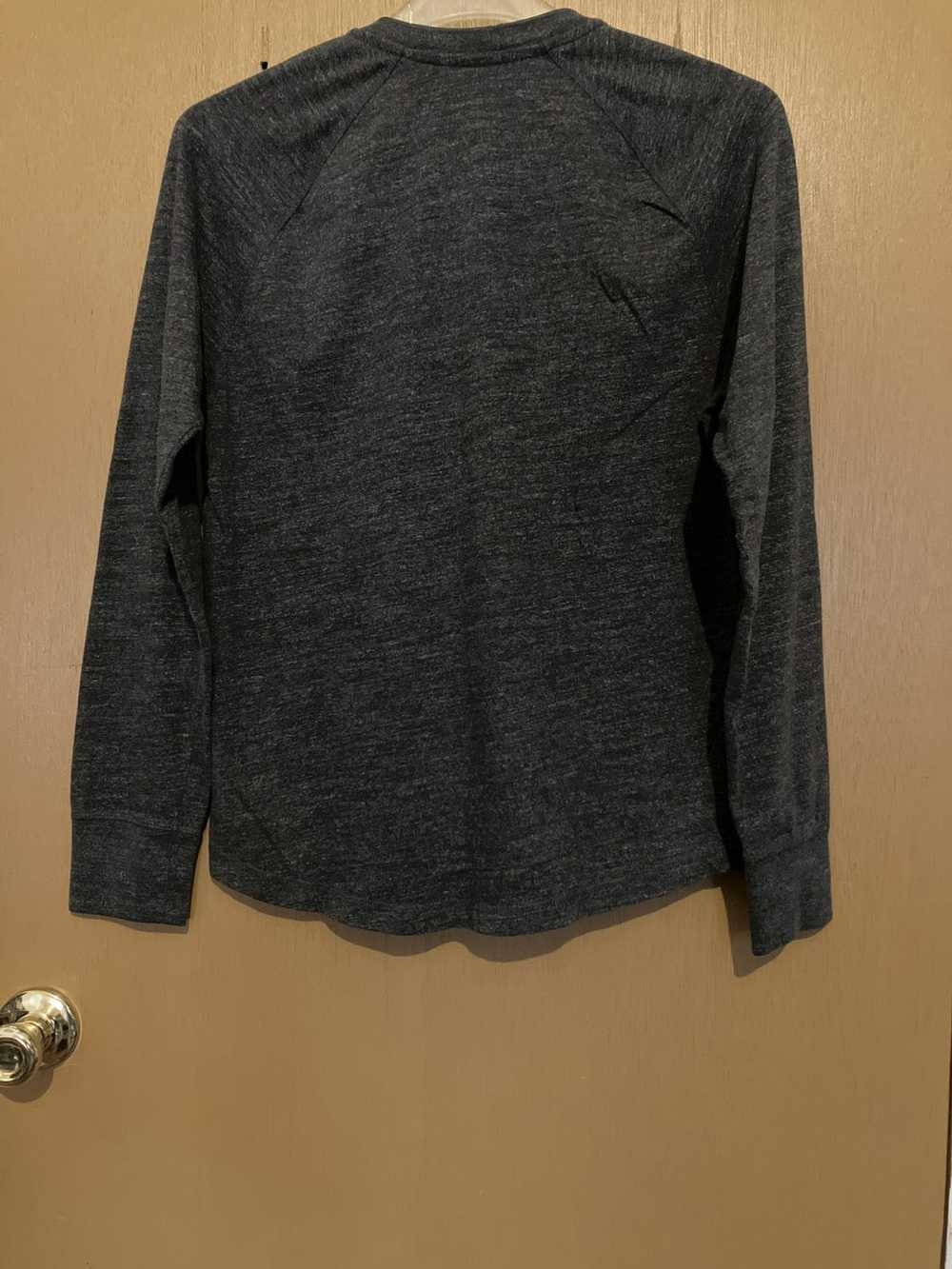 Gap Dark Charcoal Henley - image 2