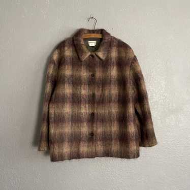 Hype × Streetwear × Vintage Mohair 1990s Flannel J