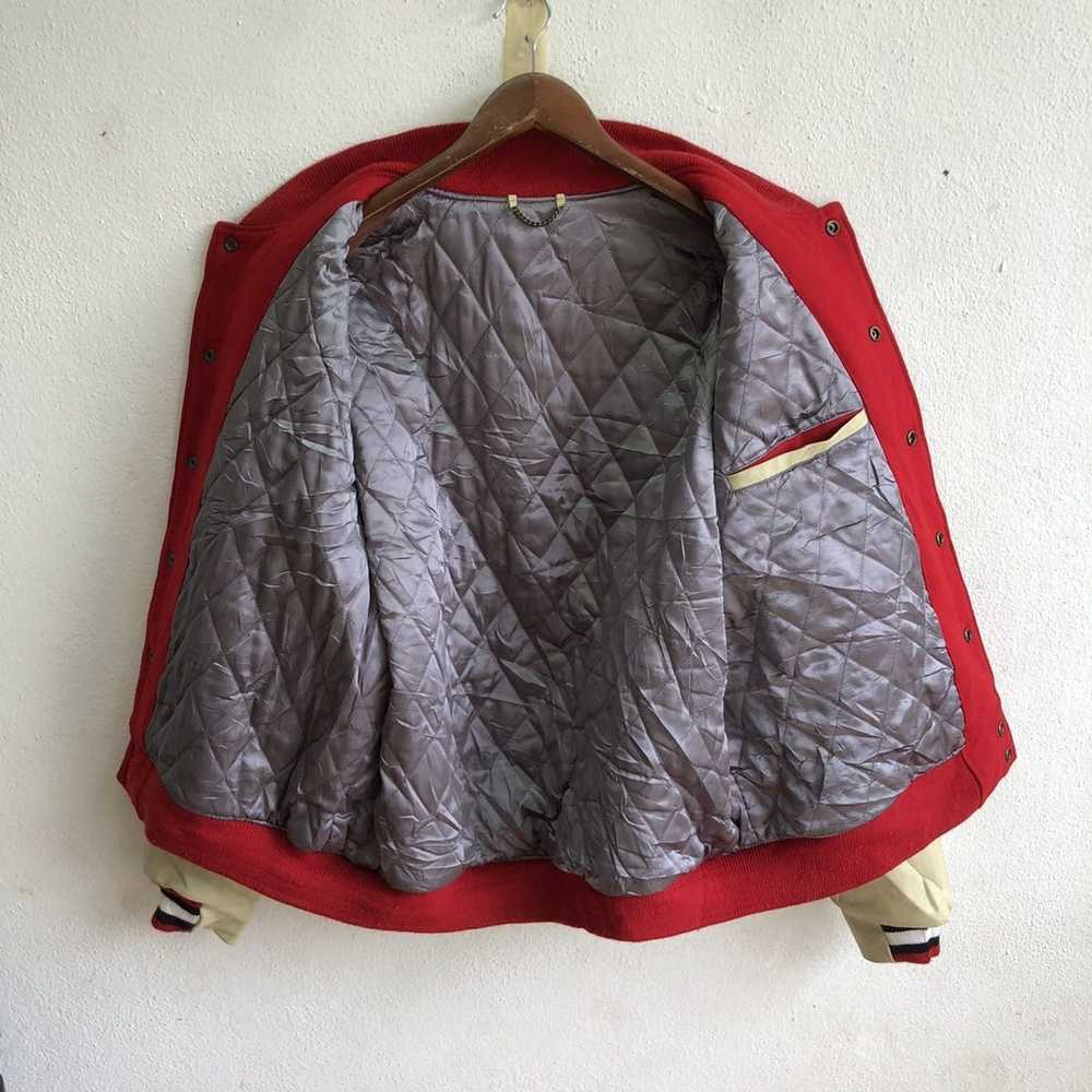Genuine Leather × Varsity Jacket ASAHI HONNAMA va… - image 8