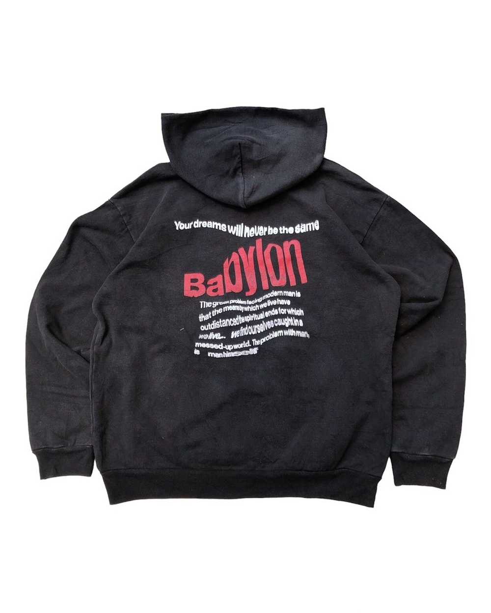 Babylon × Streetwear × Vintage Babylon Hoodie Bea… - image 2