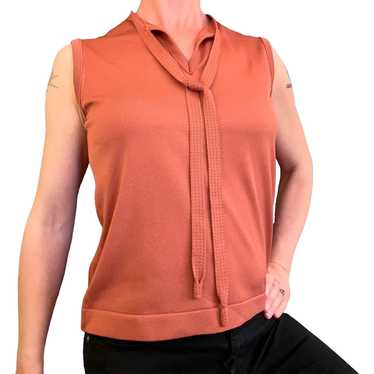 ESCADA Sport Women's Burnt Orange Wool blend Knit A-line Dress S