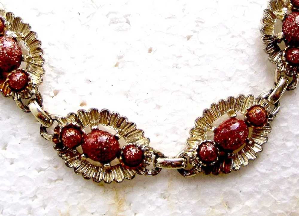 Three thermoset choker necklaces mid century (ABJ) - image 10