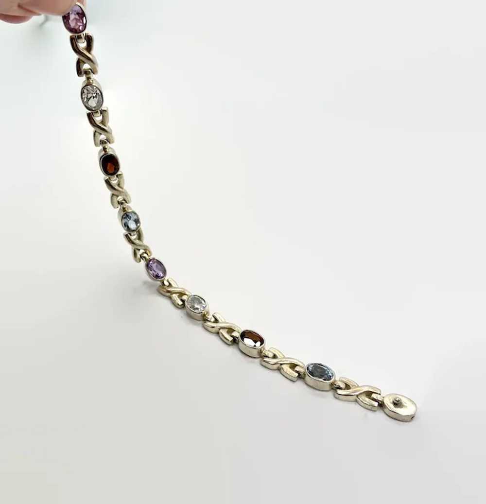 Gemstone Bracelet, Mixed Stone, Vintage Bracelet,… - image 7