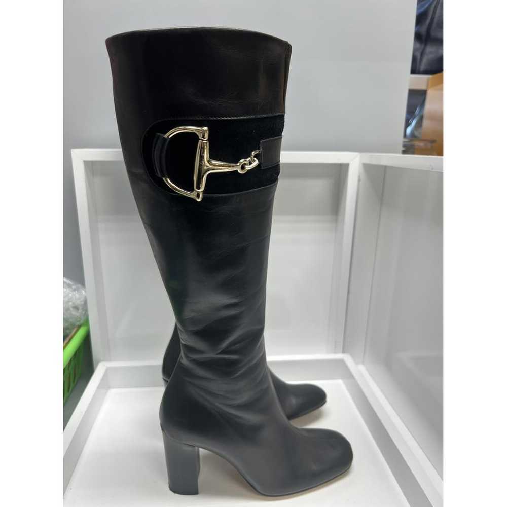 Gucci Leather boots - image 4
