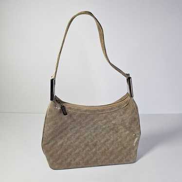 Stuart Weitzman Beige Gloss Checked Dotcom Napa B… - image 1