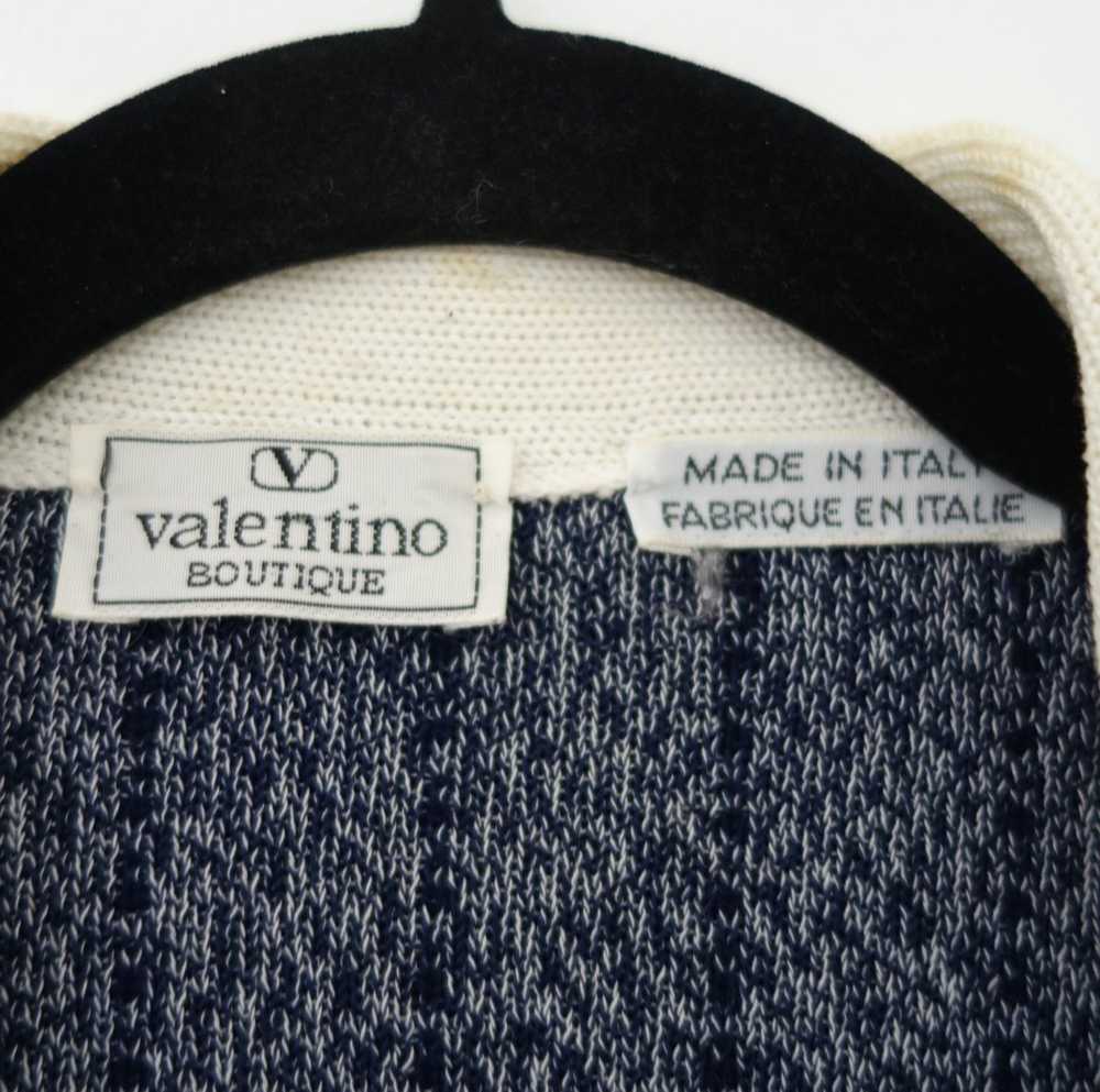 Valentino - Women's vintage Valentino navy blue a… - image 9