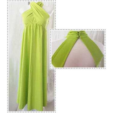 Chartreuse Summer MAXI Sun Dress - image 1