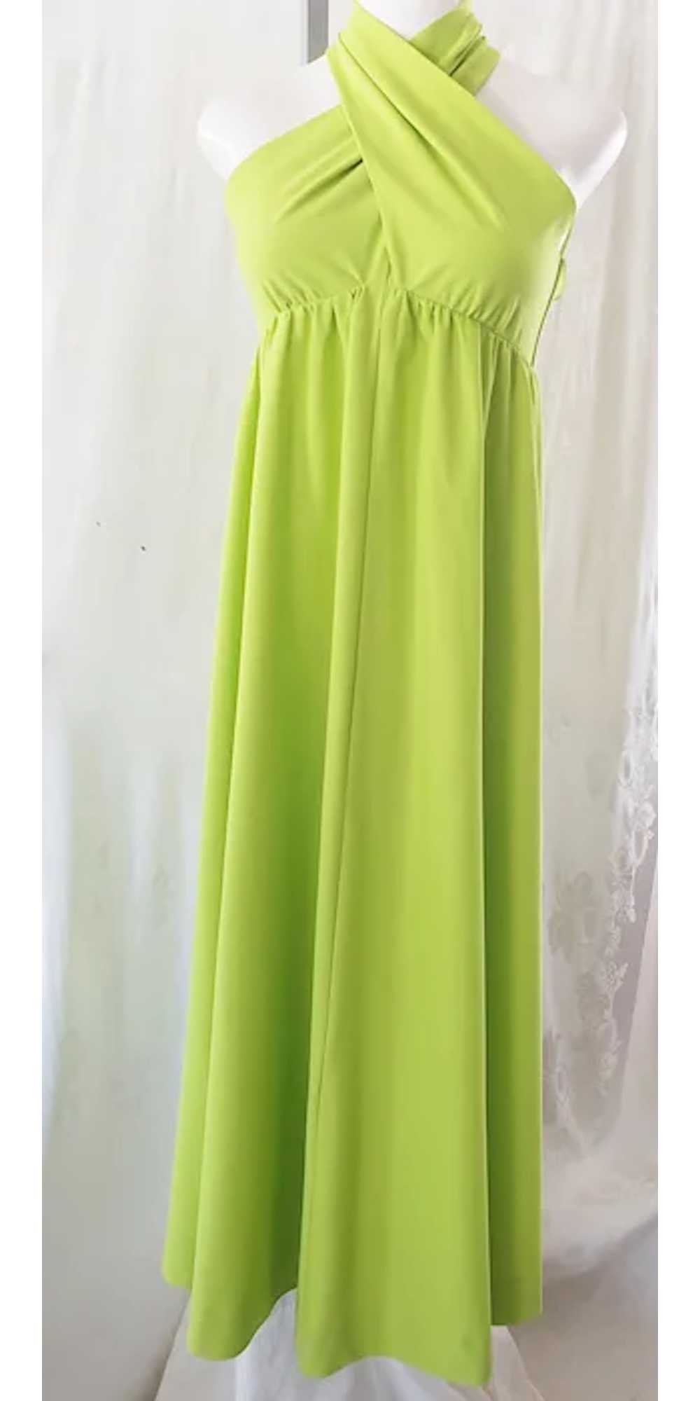 Chartreuse Summer MAXI Sun Dress - image 2