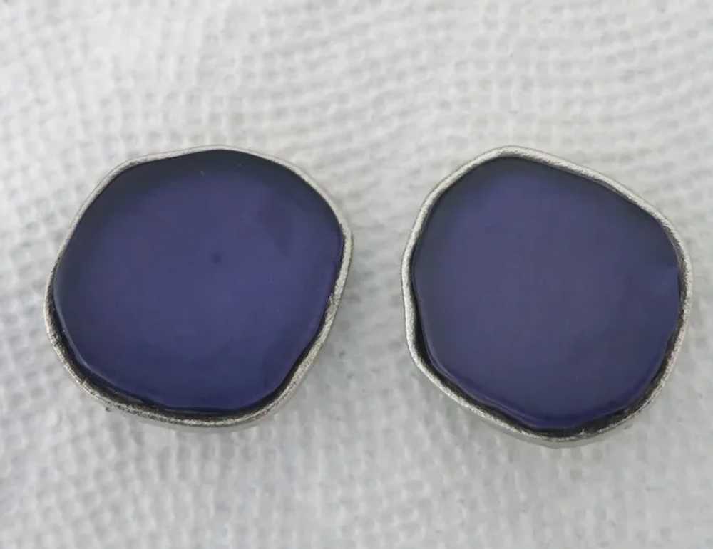 Roxanne Assoulin Delphinium Blue Earrings - image 3