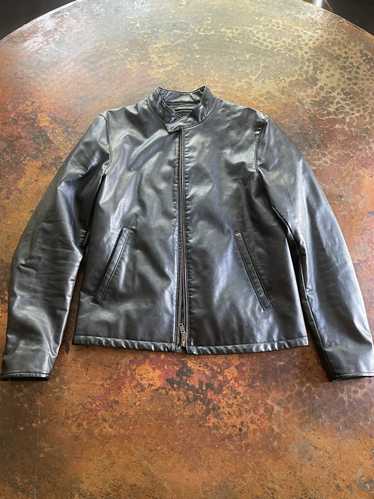 Uniqlo × Vintage Uniqlo leather jacket