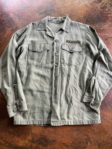 Vintage Old US army button up