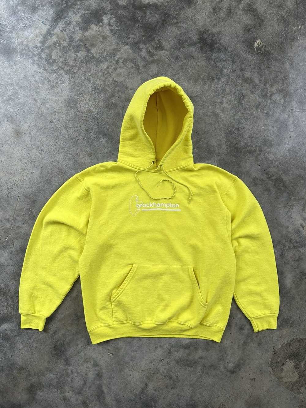 Brockhampton Rare Yellow OG Brockhampton Logo Hoo… - image 1