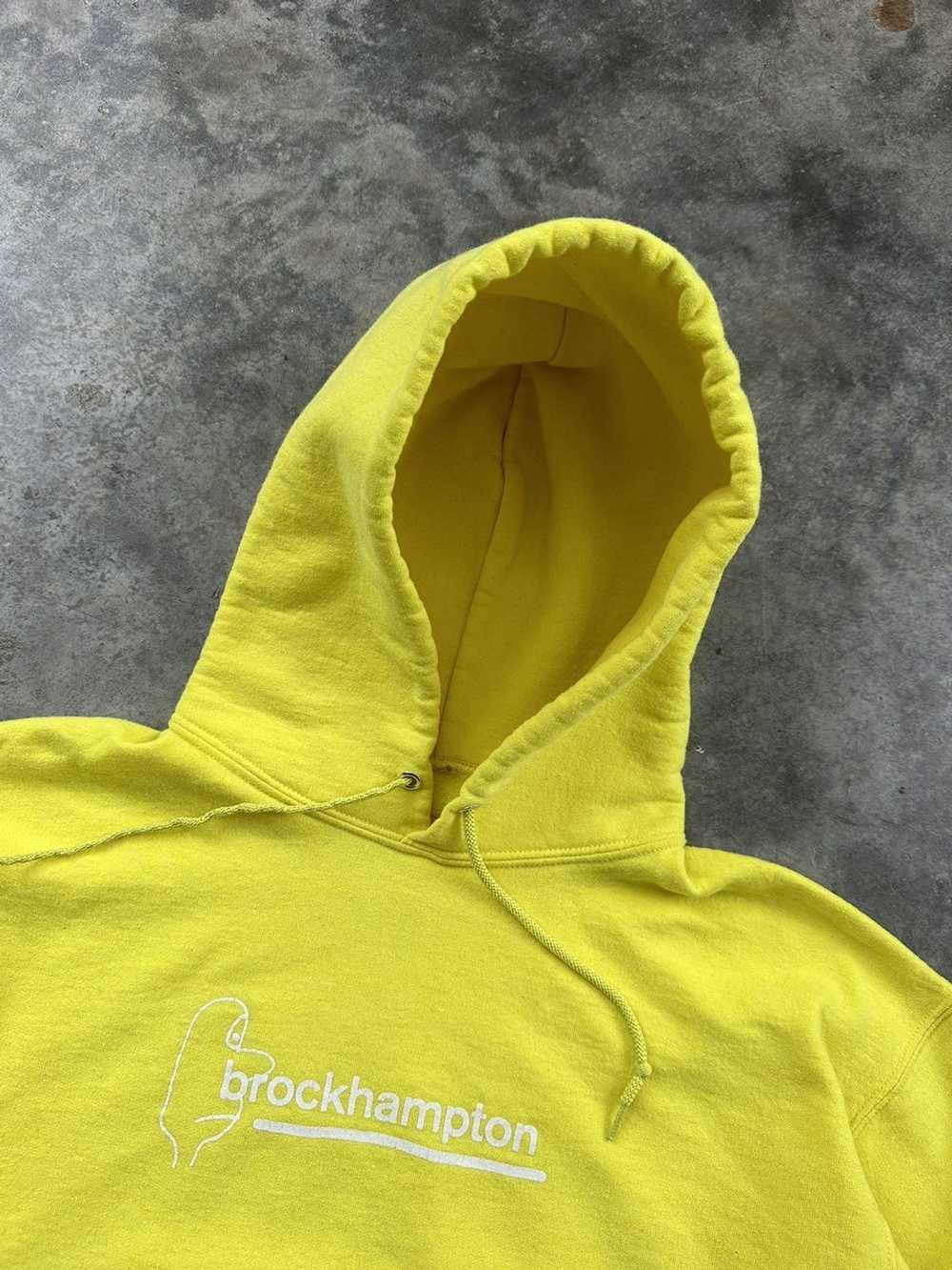 Brockhampton Rare Yellow OG Brockhampton Logo Hoo… - image 2