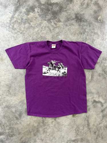 Supreme Supreme Riders Horses Tee Codeine Purple S