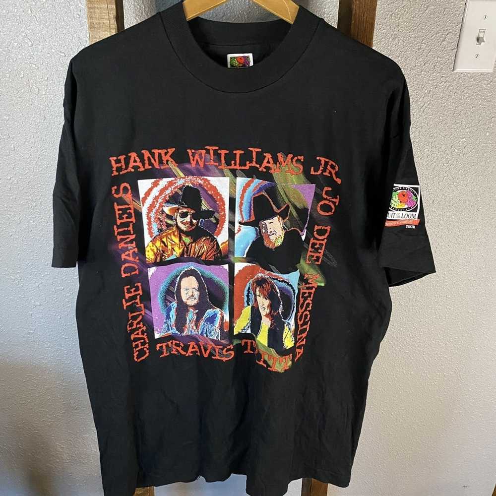 Band Tees × Vintage Vintage 1990s Country music t… - image 1