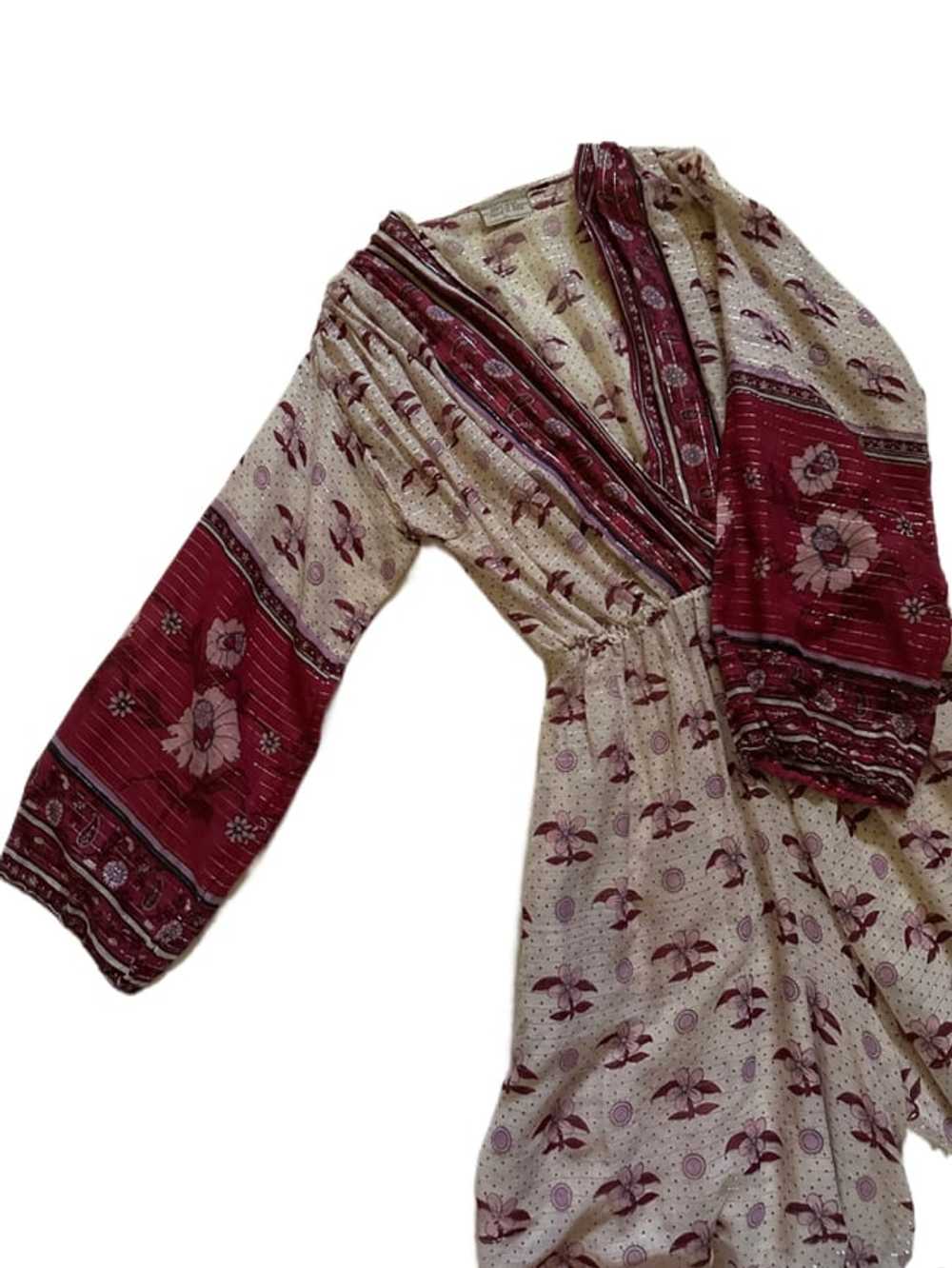 early 1970s Indian gauze harem jumpsuit - image 1