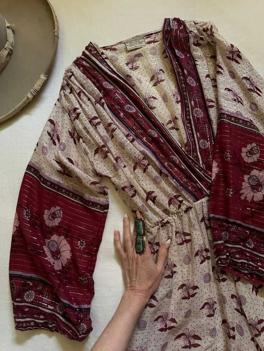 early 1970s Indian gauze harem jumpsuit - image 3