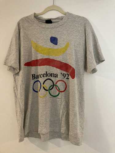 1992 high quality Vintage Barcelona Olympics Gymnastics Single Stitch Tshirt