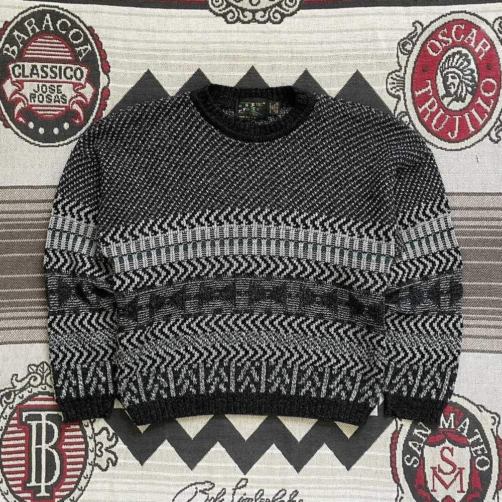Vintage Vintage 80s Patterned Sweater - image 1