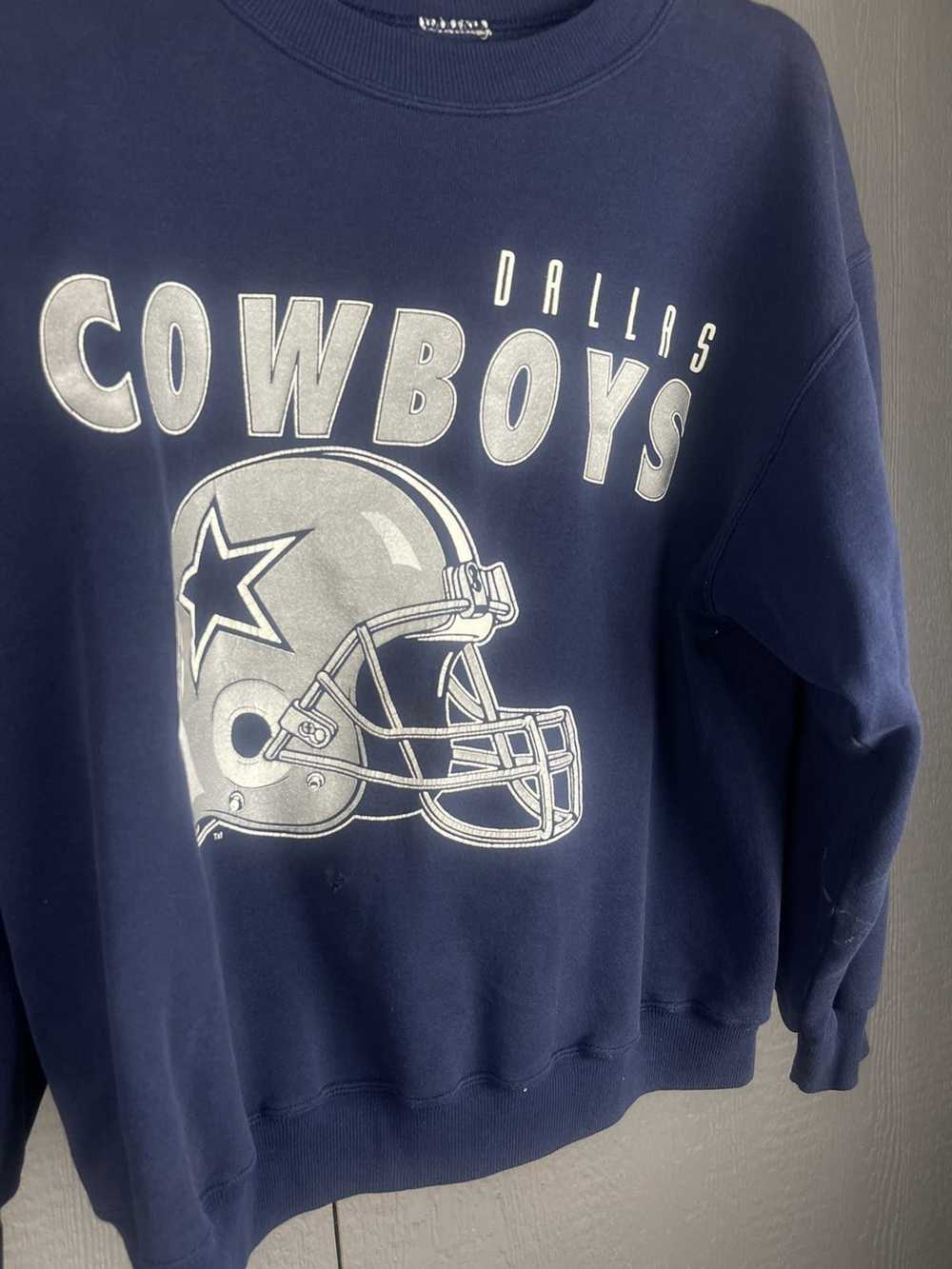 NFL × Vintage Vintage 90s Dallas Cowboys NFL Navy… - image 2