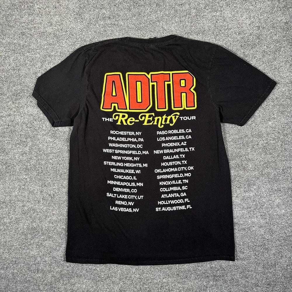 Band Tees essential black adtr band promo art tou… - image 3