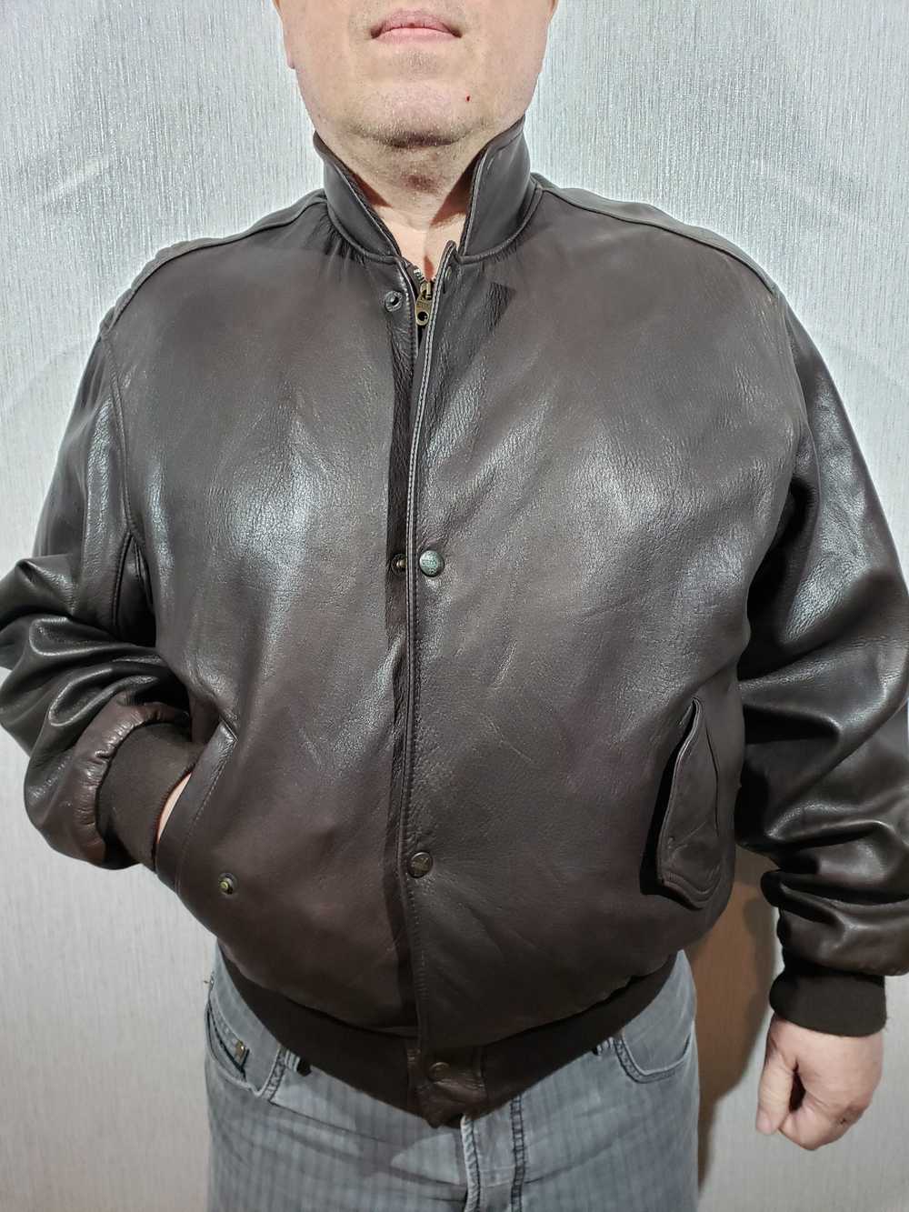 Designer × Peanuts Reliable men's leather jacket. - image 1