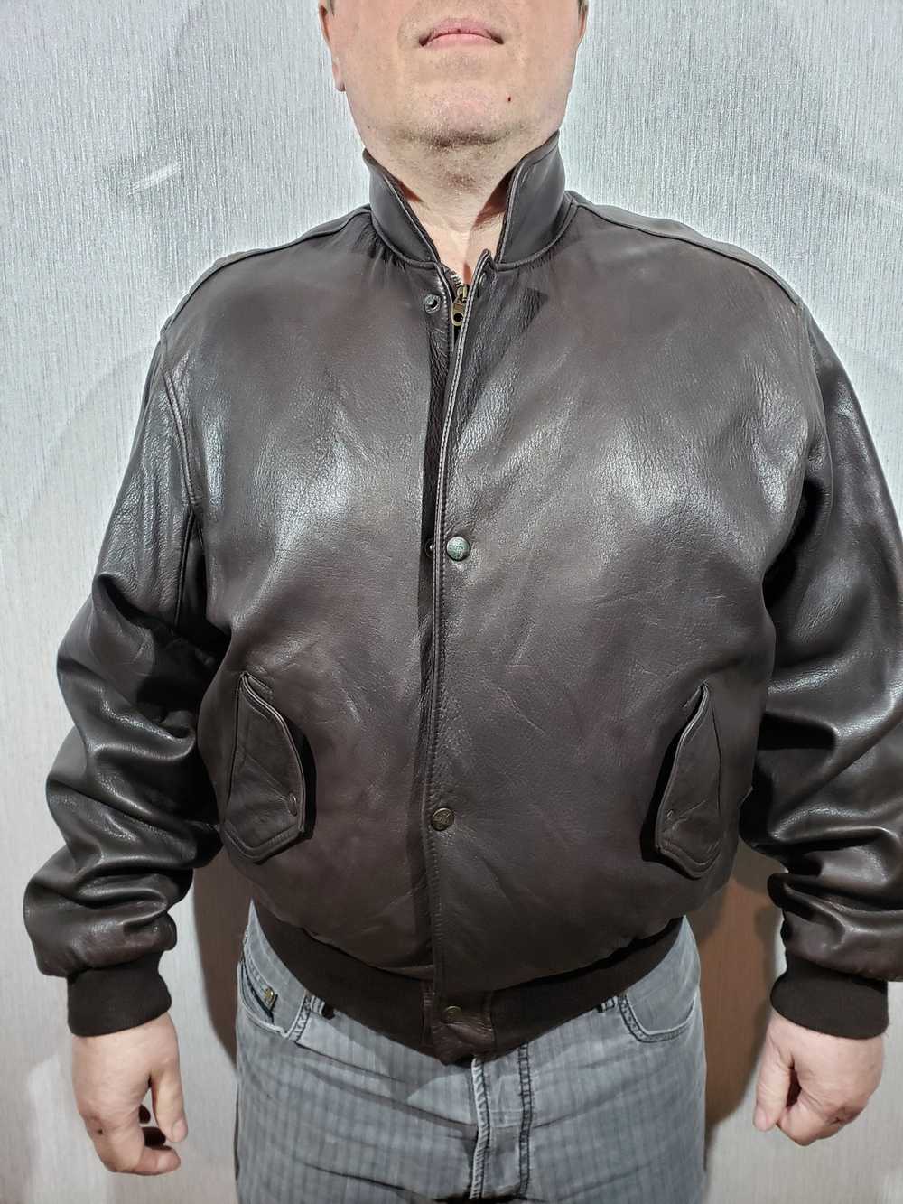 Designer × Peanuts Reliable men's leather jacket. - image 2