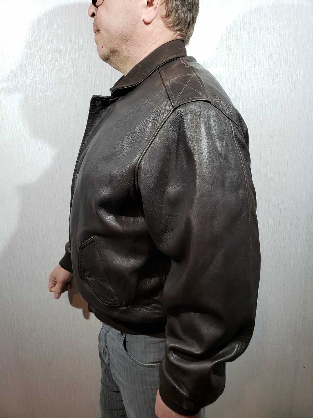 Designer × Peanuts Reliable men's leather jacket. - image 4