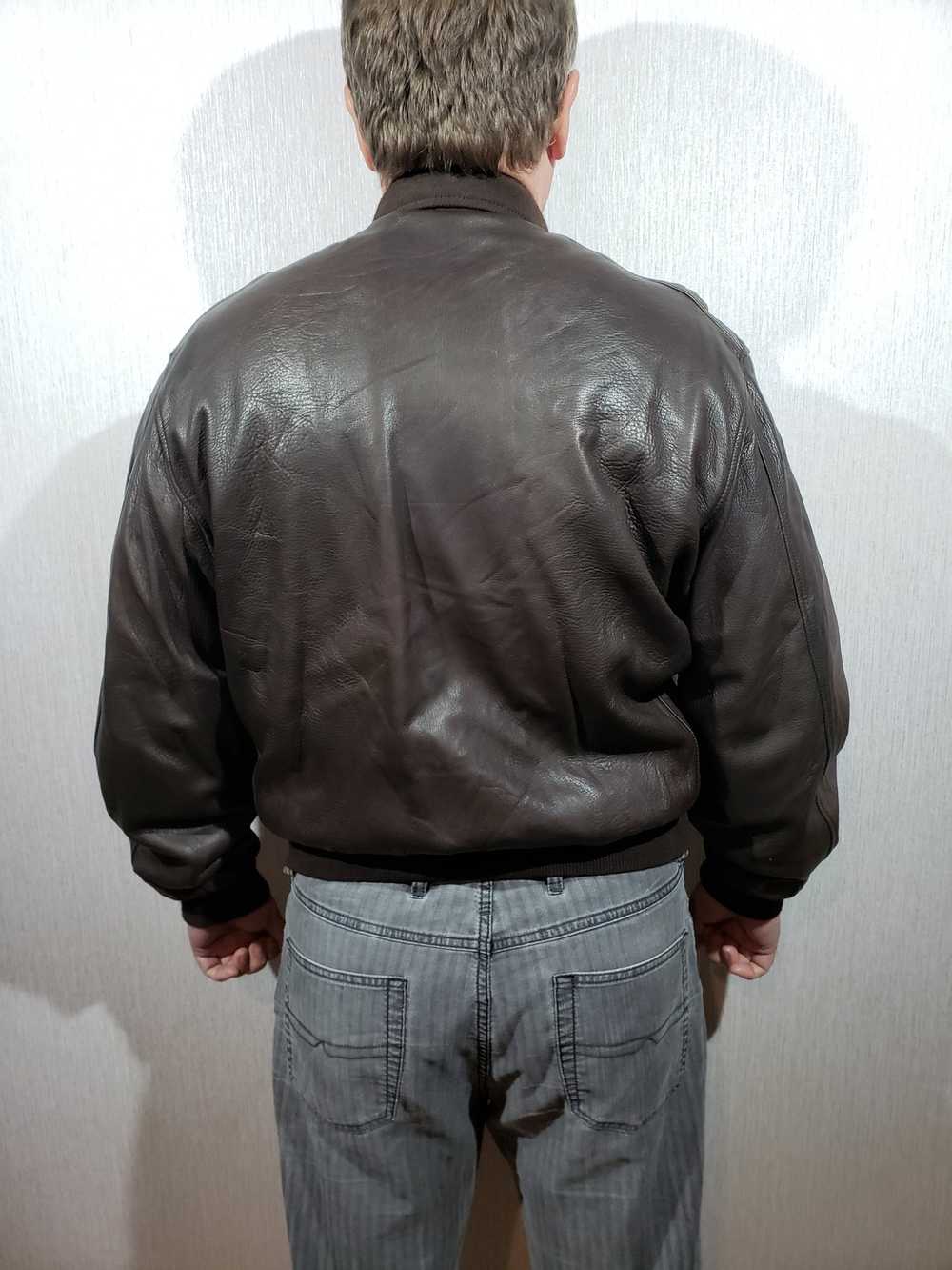 Designer × Peanuts Reliable men's leather jacket. - image 5