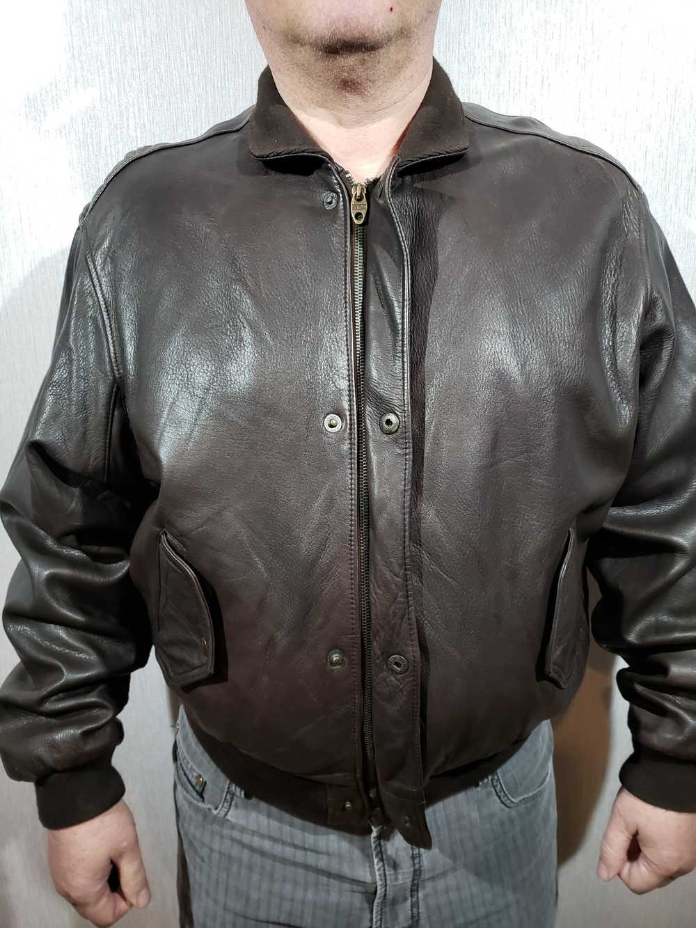 Designer × Peanuts Reliable men's leather jacket. - image 6