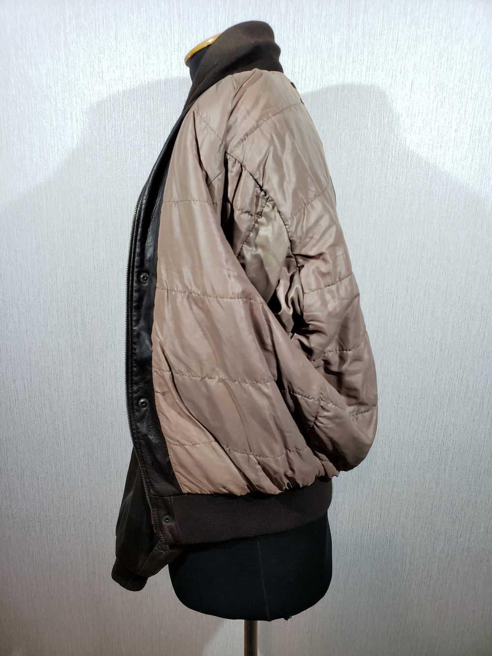 Designer × Peanuts Reliable men's leather jacket. - image 9