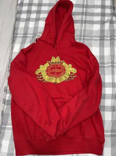 Supreme Supreme Love or Hate Red Hoodie - image 1