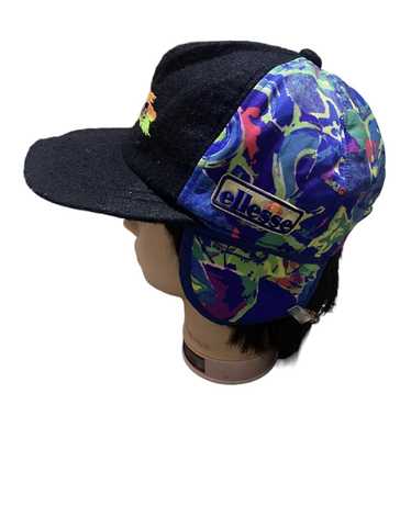 Ellesse × Vintage Vtg Ellese Italy Rainbow Hat Sk… - image 1