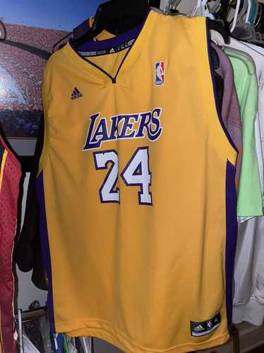 NBA Kobe Bryant Gold lakers jersey
