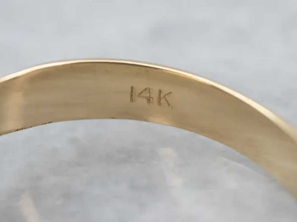 Men's 1940s Diamond Solitaire Ring - image 2