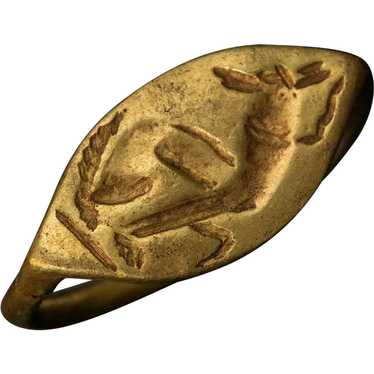5th Century BC Ancient Greek Gold Finger Ring - image 1