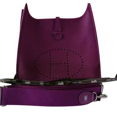 xiaomaluxe - Hermès Herbag PM in Naturel & Rose Purple. A